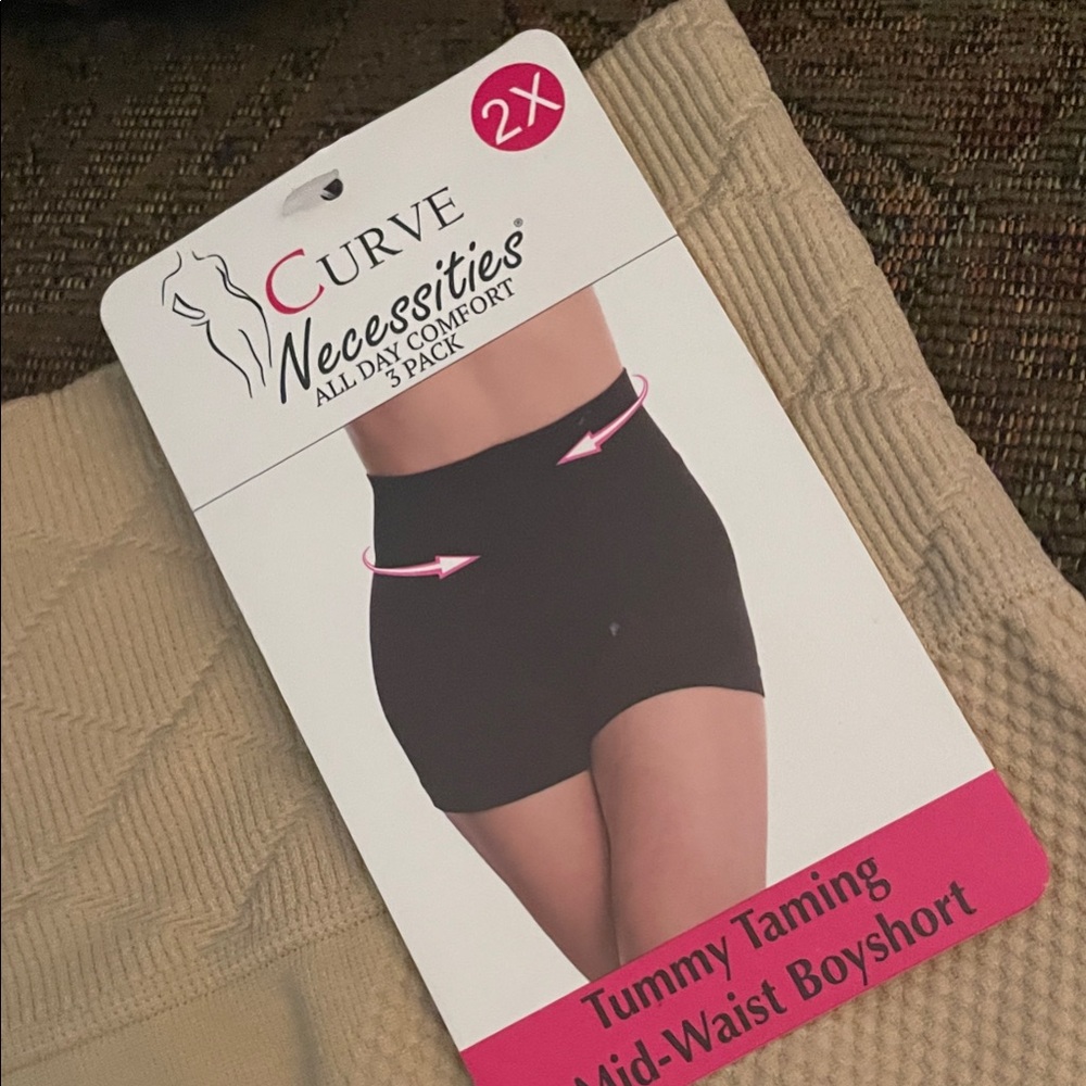 Curve Tummy Taming Sz 2x, Mid-Waist New!!